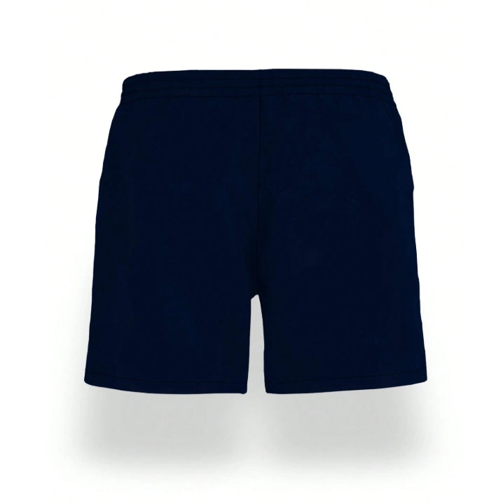 Short bleu et blanc