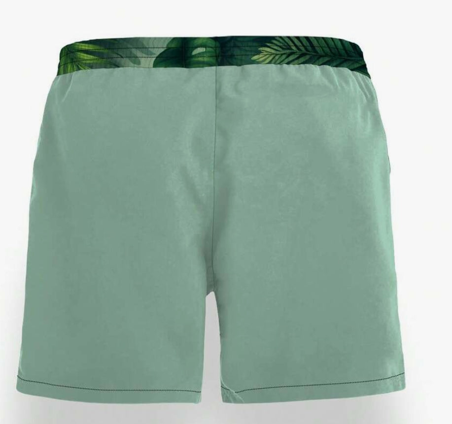 short de bain homme vert