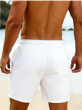 Short de bain homme blanc
