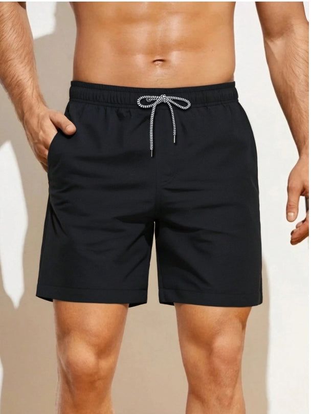 Short de bain homme noir